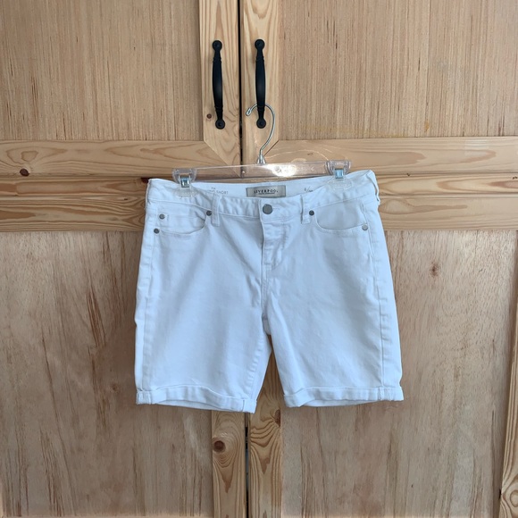 Liverpool Shorts Liverpool The Walking Short White Cuffed Shorts
